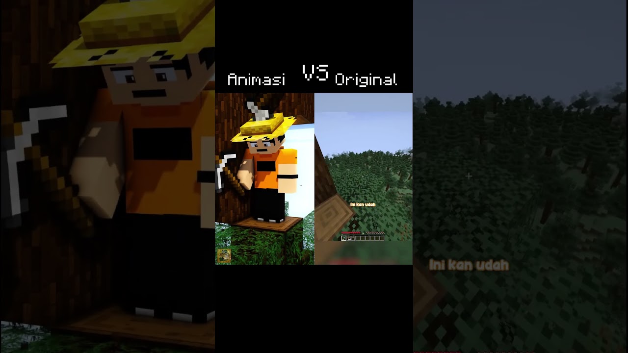 [Animasi VS Original] Nemu POHON ANOMALI!! #Animasi #Minecraft #Indonesia