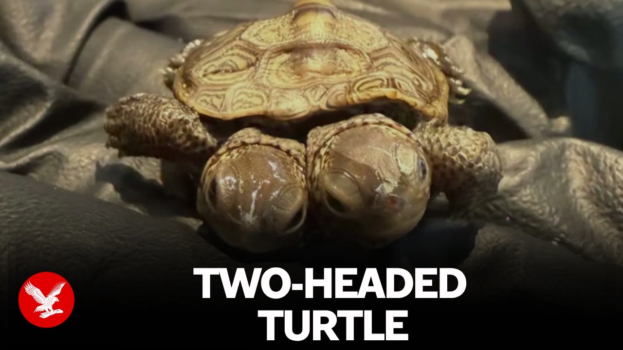 Rare two-headed turtle is found on Cape Cod