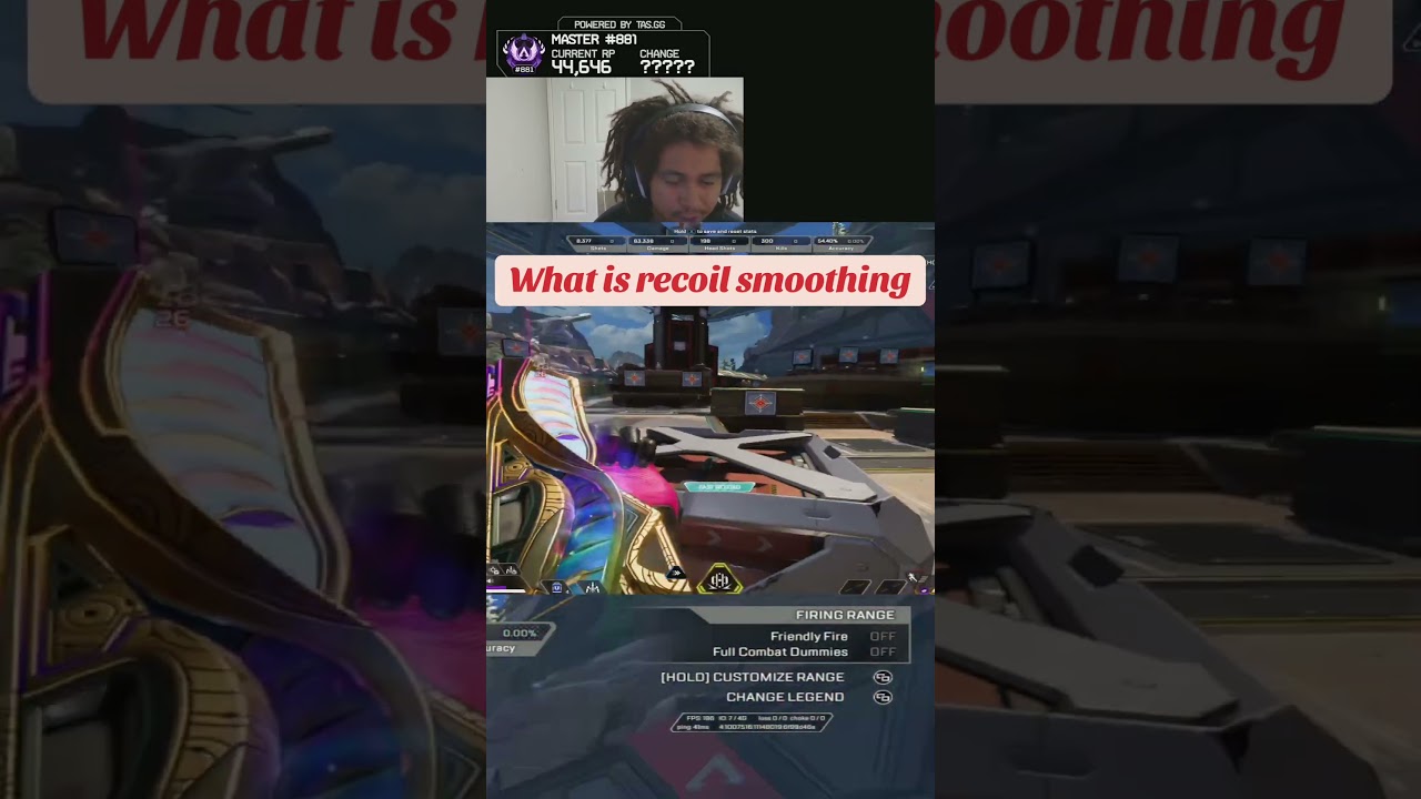What is Recoil smoothing in Apex legends #apexlegends #apex #gaming #shootinggames #apexlegendsclips