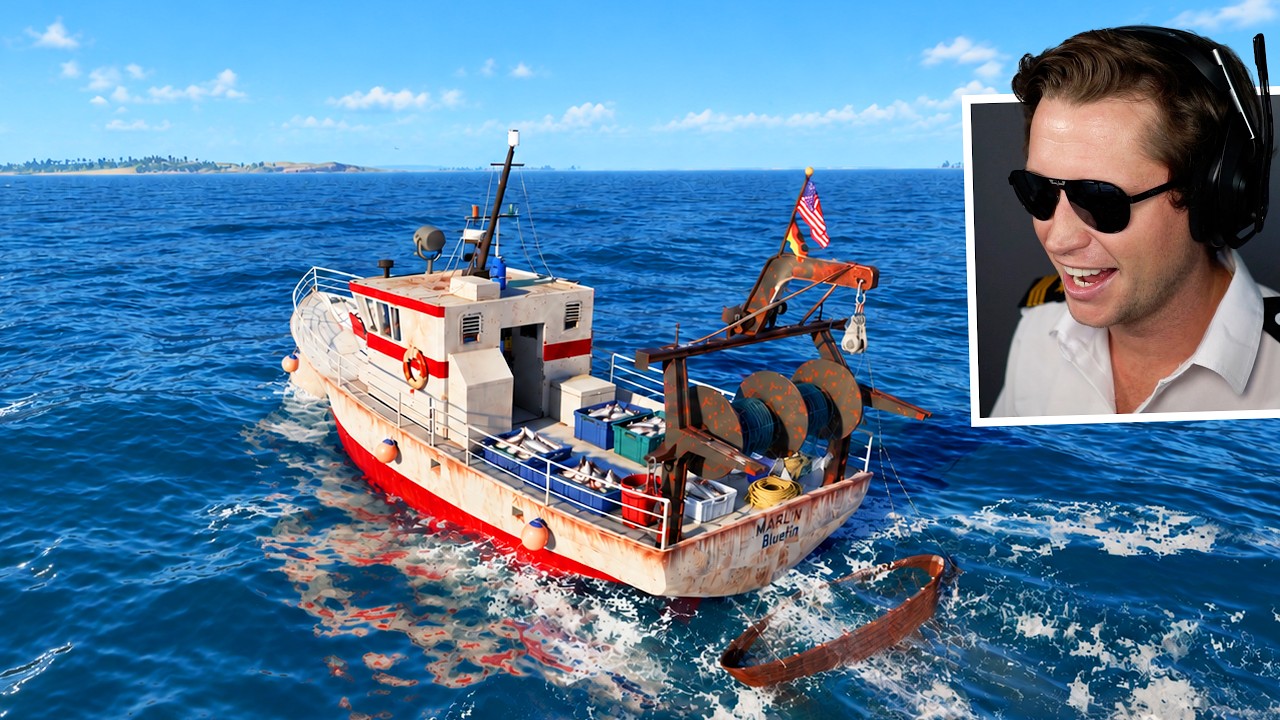 Commercial Net Fishing Trawler Operation - Professional Ship Simulator - Part 2