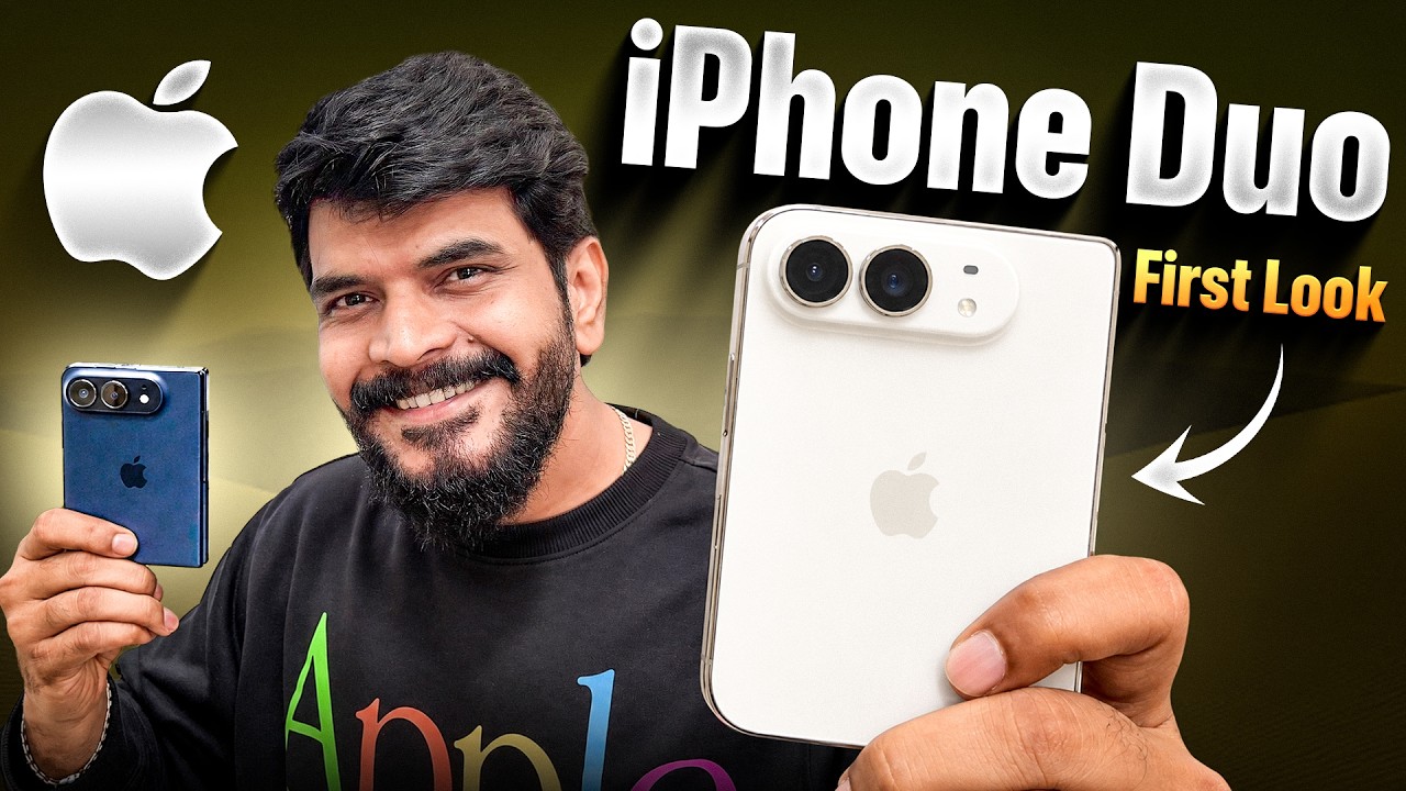 iPhone Duo Hands On & First Impressions 🔥 Apple’s First Foldable iPhone! | Telugu
