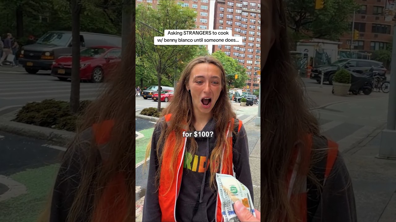 Asking STRANGERS to Cook w/ @bennyblanco Until Someone Does... #cookingchallenge #cooking #newyork
