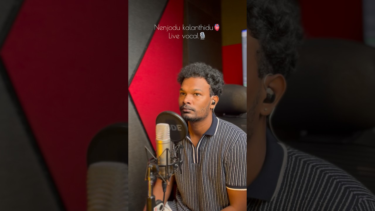 Nenjodu kalanthidu🫀 Live vocal🎙️ #nenjodukalanthiducover