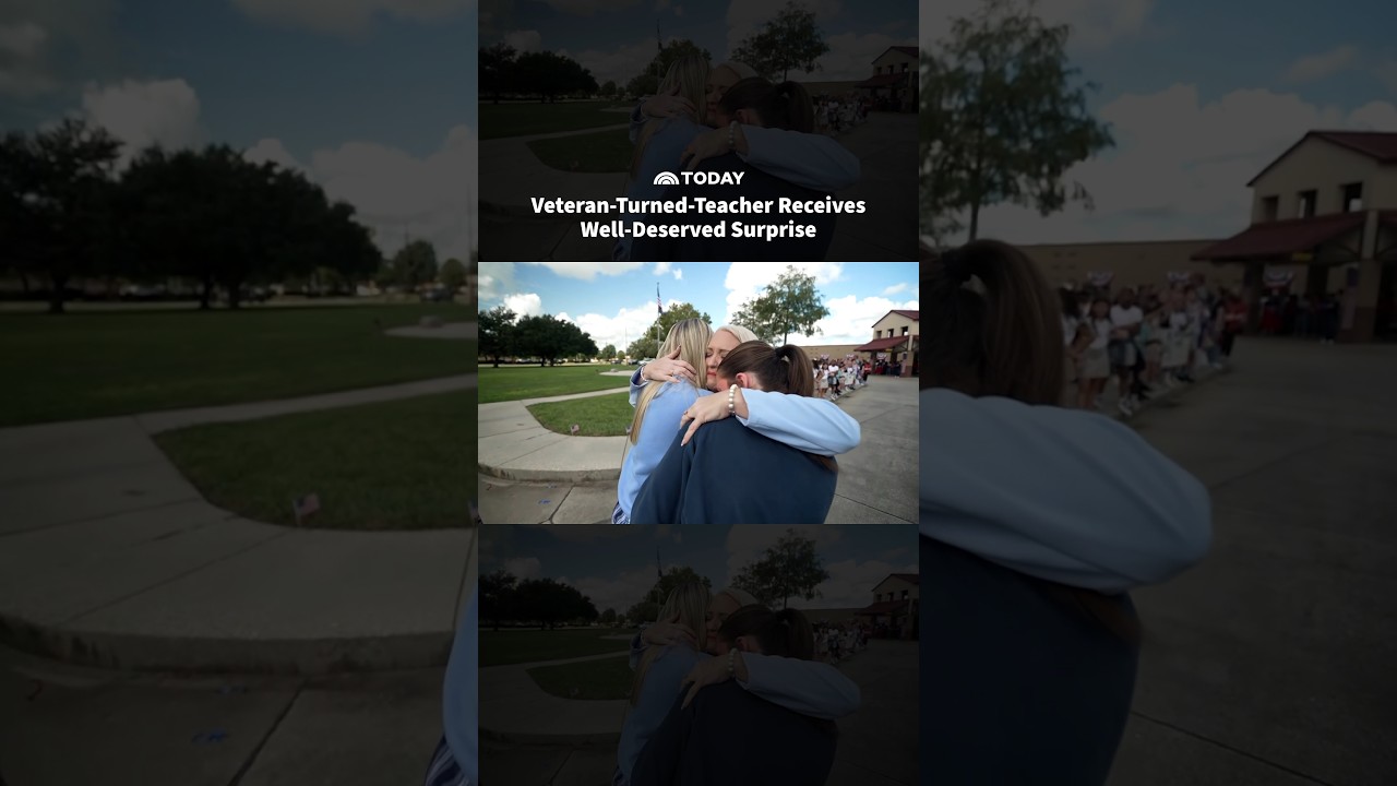 Veteran-Turned-Teacher Received Well-Deserved Surprise