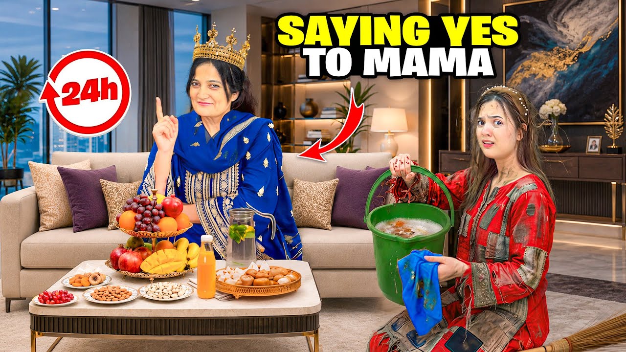 Saying YES For 24 Hours😭😰|Papa Ny Thapar Maar Diya?😱💔|My Tomato Pasta Recipe🤩🍅|Sistrology 