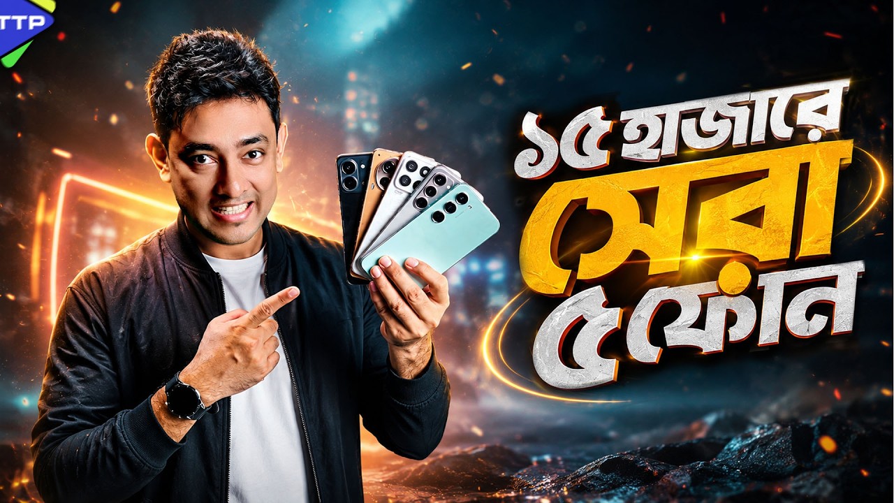 ১৫ হাজারে সেরা ৫ ফোনঃ Top 5 Phones Under 15K (Aug-26)