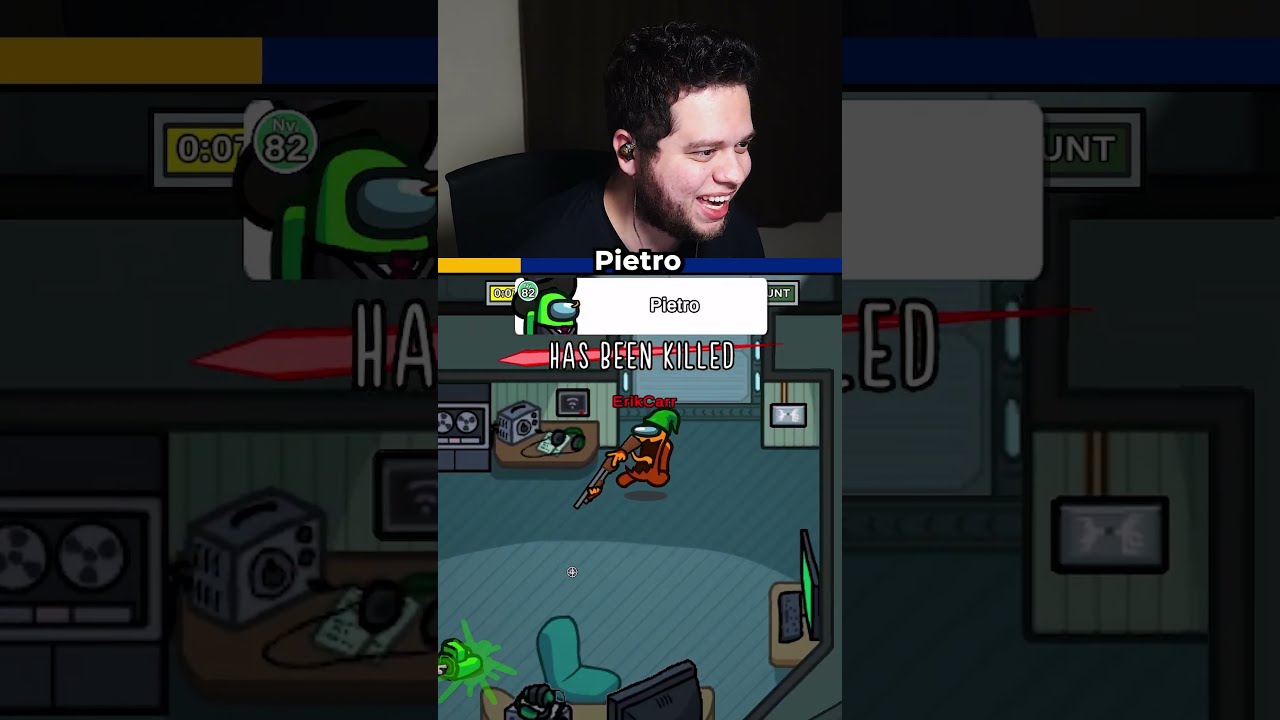 virei o IMPOSTOR COM ARMA no MECCHA CHAMELEON no AMONG US