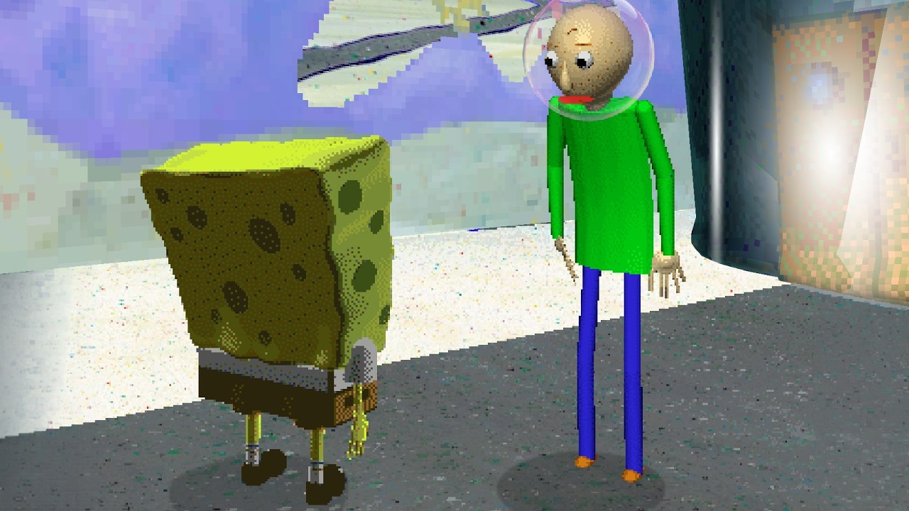 Basically SpongeBob?? | Baldi's Basics MOD