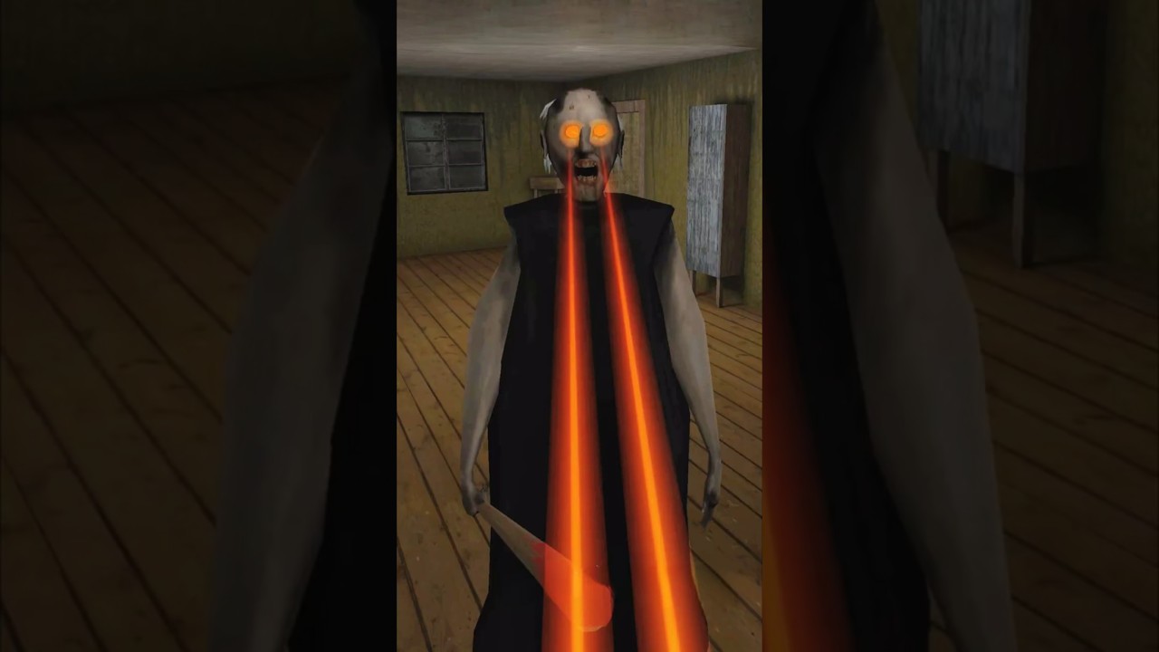 Granny uses Laser to destroy player in Granny 2 Update #gameplay #horror #granny