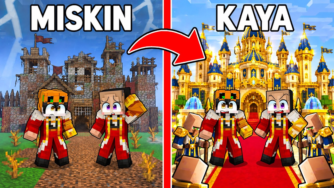 KITA BEREVOLUSI DARI KERAJAAN MISKIN JADI KERAJAAN TERKAYA DI MINECRAFT!!