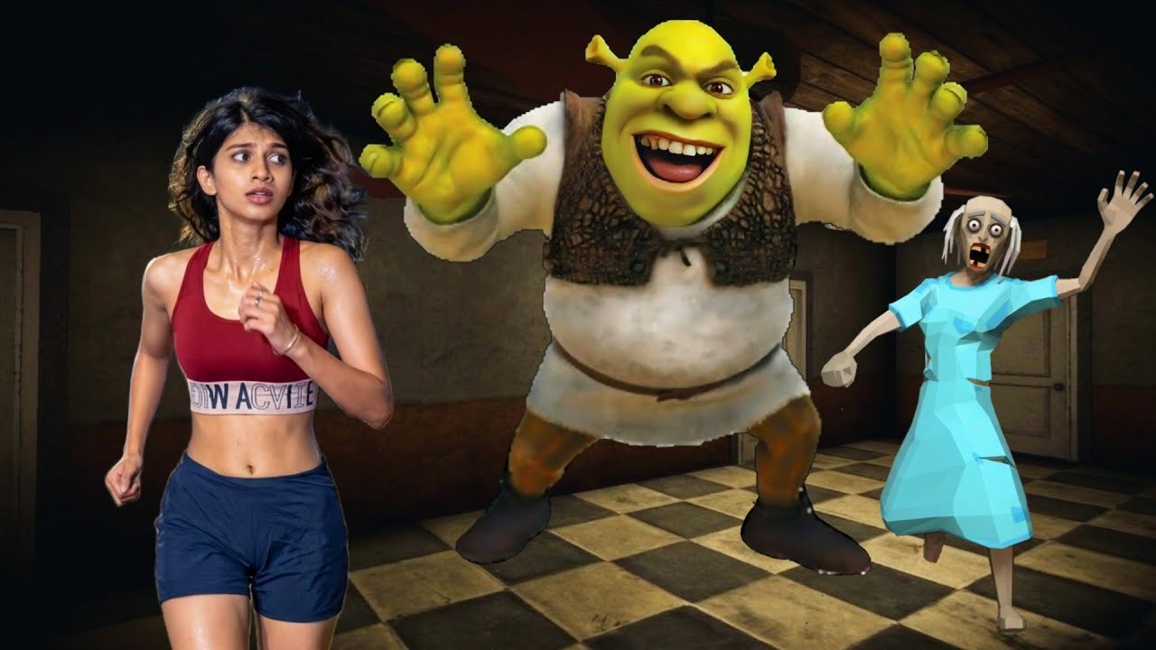 CAN MAD GRANNY & MAHI ESCAPE FROM SHREK'S HORROR HOTEL 