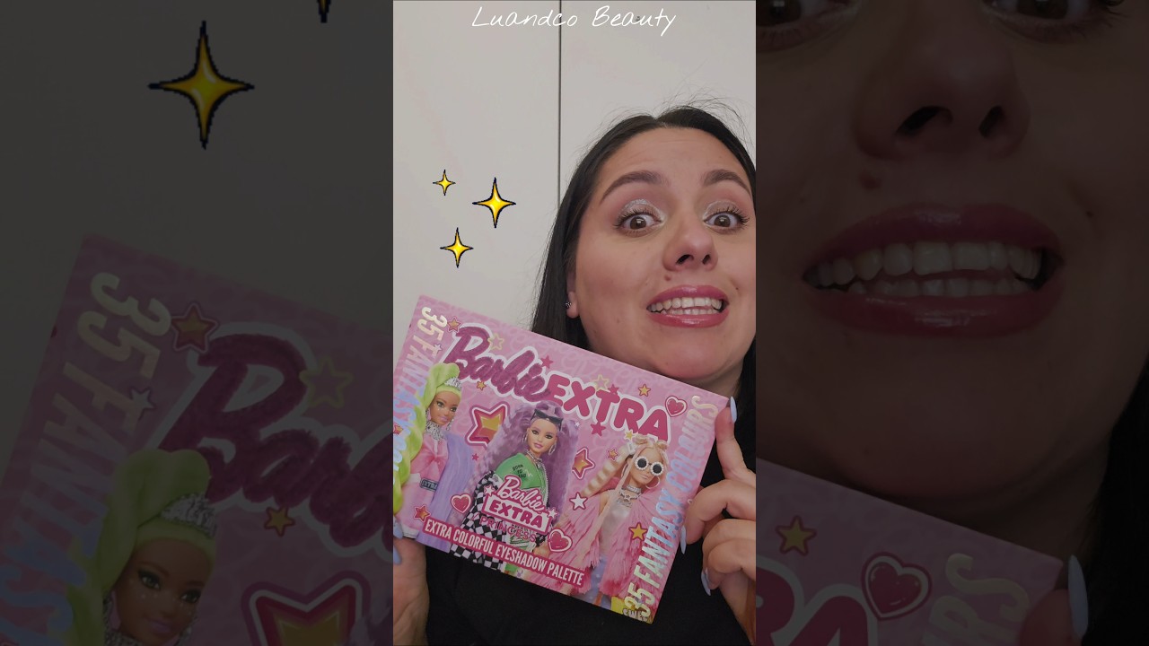 Maquillaje con la paleta de ojos Barbie Extra 💖✨️ #maquillaje #barbieextra #barbie #beauty