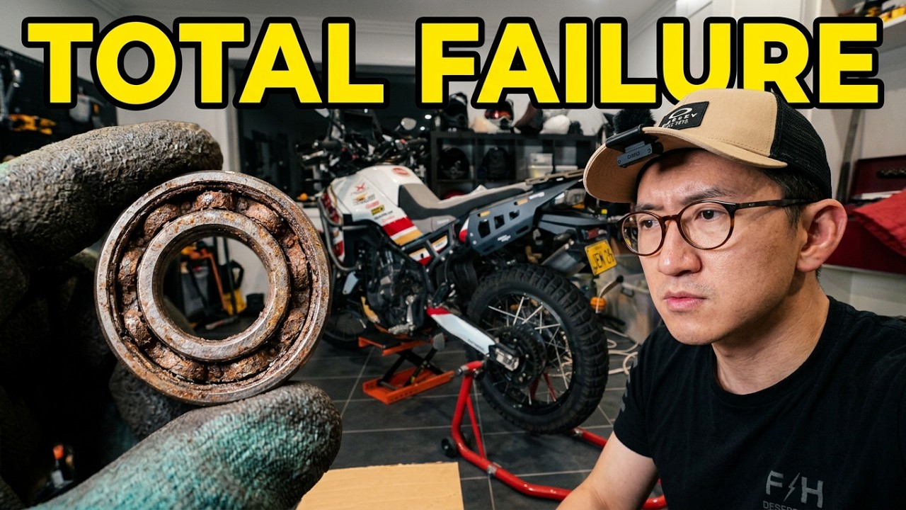 My 450MT Bearings Were Completely Dry at 20,000KM (CFMOTO IBEX450)| DJI Osmo Nano