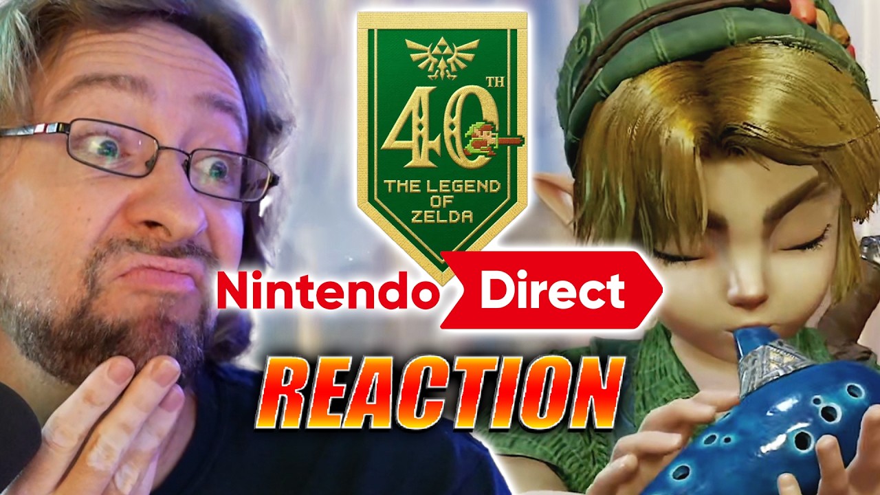MAX REACTS: OCARINA OF TIME Gameplay/Trailer & Nintendo Direct