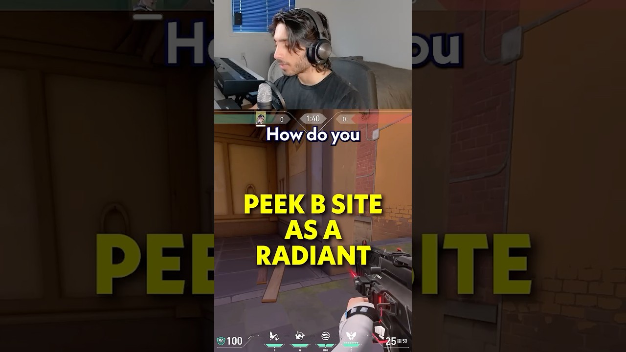 Peeking B site 101 #evilgeniuses #d1ve #valorant #radiant