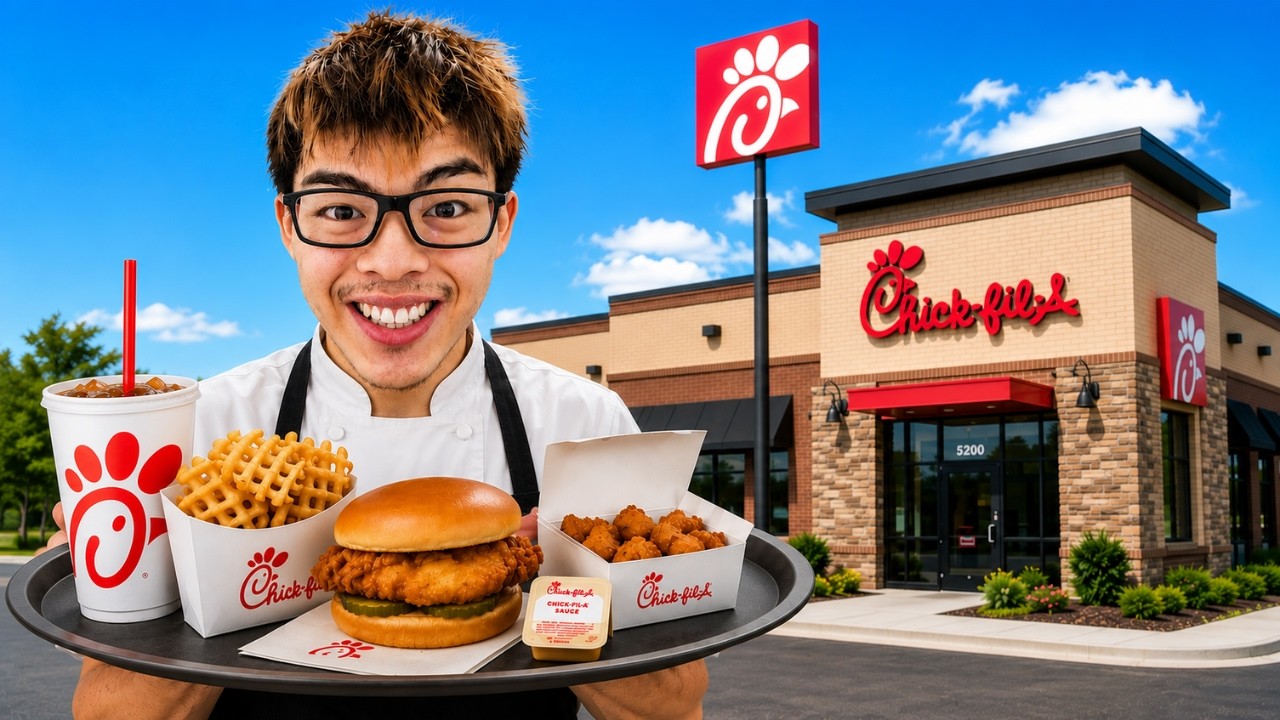 I Tried EVERY Item at Chick-Fil-A
