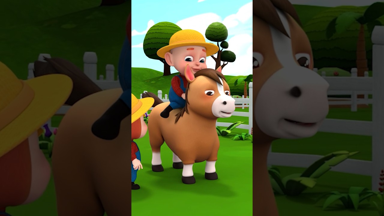 I'm a Little Farmer | Farm Animals Song | Rosoo Nursery Rhymes for Kids #shorts