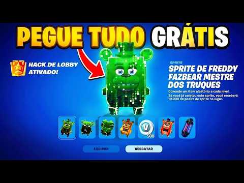 🚨CORRE! NOVOS CÓDIGOS DE ÍTENS GRÁTIS NO FORTNITE! CHEGARAM MAIS CÓDIGOS DO LOBBY!