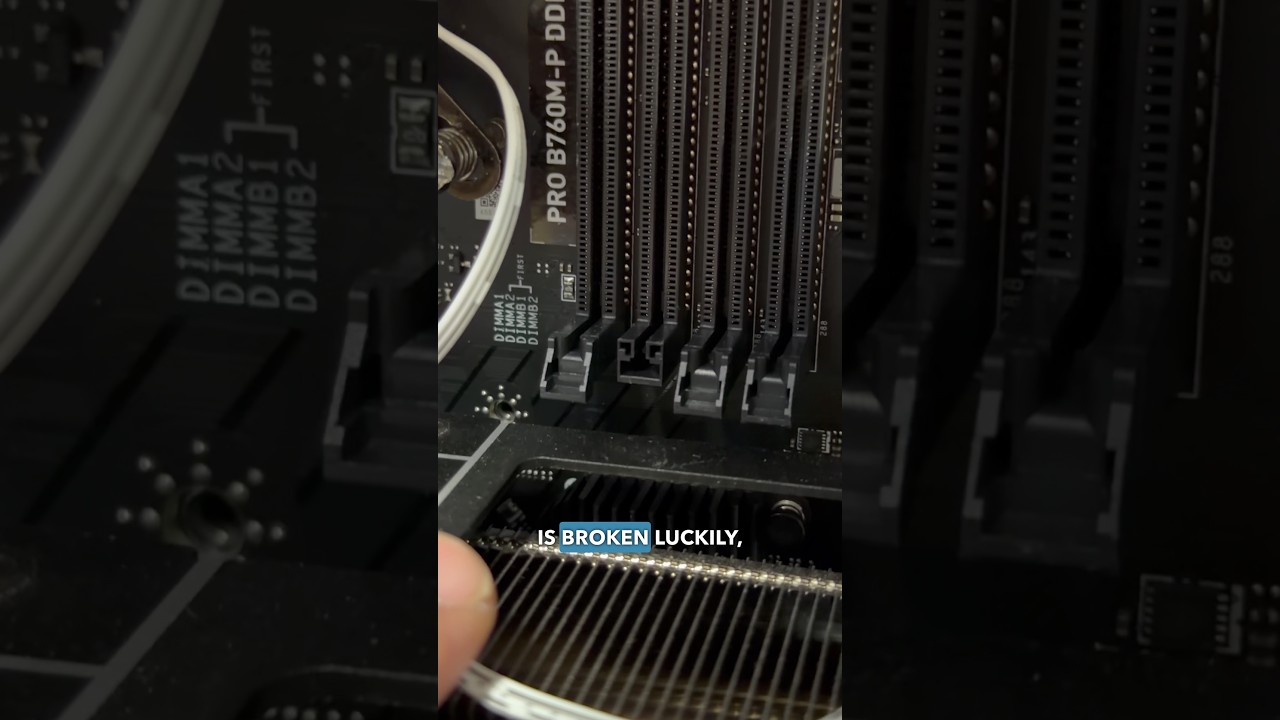 They Broke This By Accident! #gamingpc #pc #pcrepair #pcbuild #techtips #gamingcomputer #repair