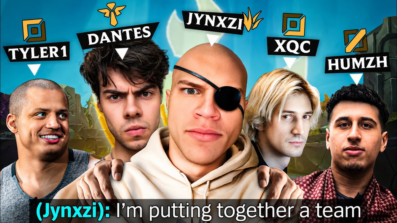 THE LEAGUE OF LEGENDS AVENGERS HAVE ASSEMBLED (FT. JYNXZI, TYLER1, XQC, HUMZH)