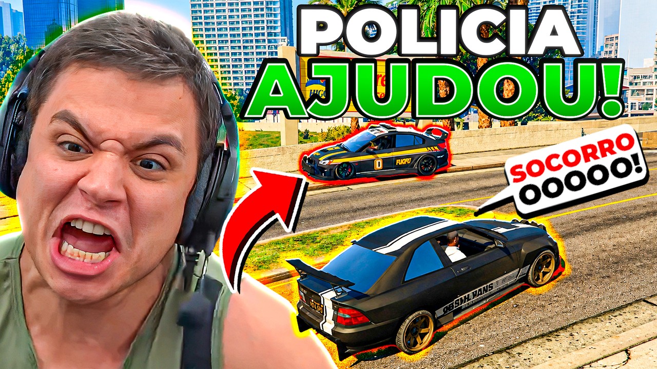 PAULINHO FOI PEGO e TEVE QUE PEDIR AJUDA PRA a POLICIA 😱 (Modder Clips)