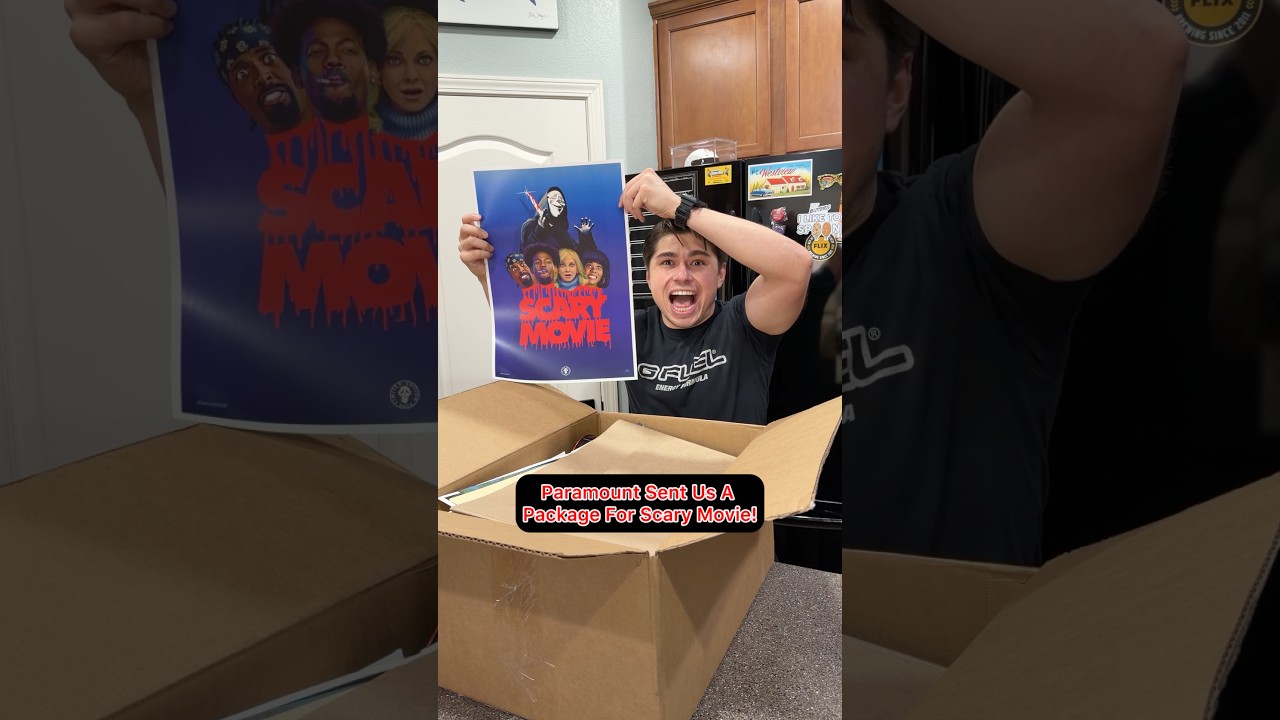 Paramount Sent Us A Package For Scary Movie! 🤣