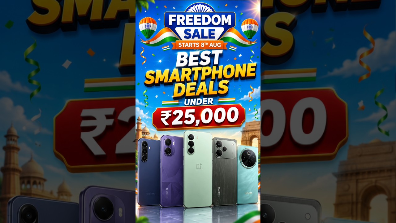 📱 Best Smartphones Under ₹25,000 in 2026 ⚡ Top 5 Best 5G Phones Under ₹25K | Freedom Sale 2026 Deals