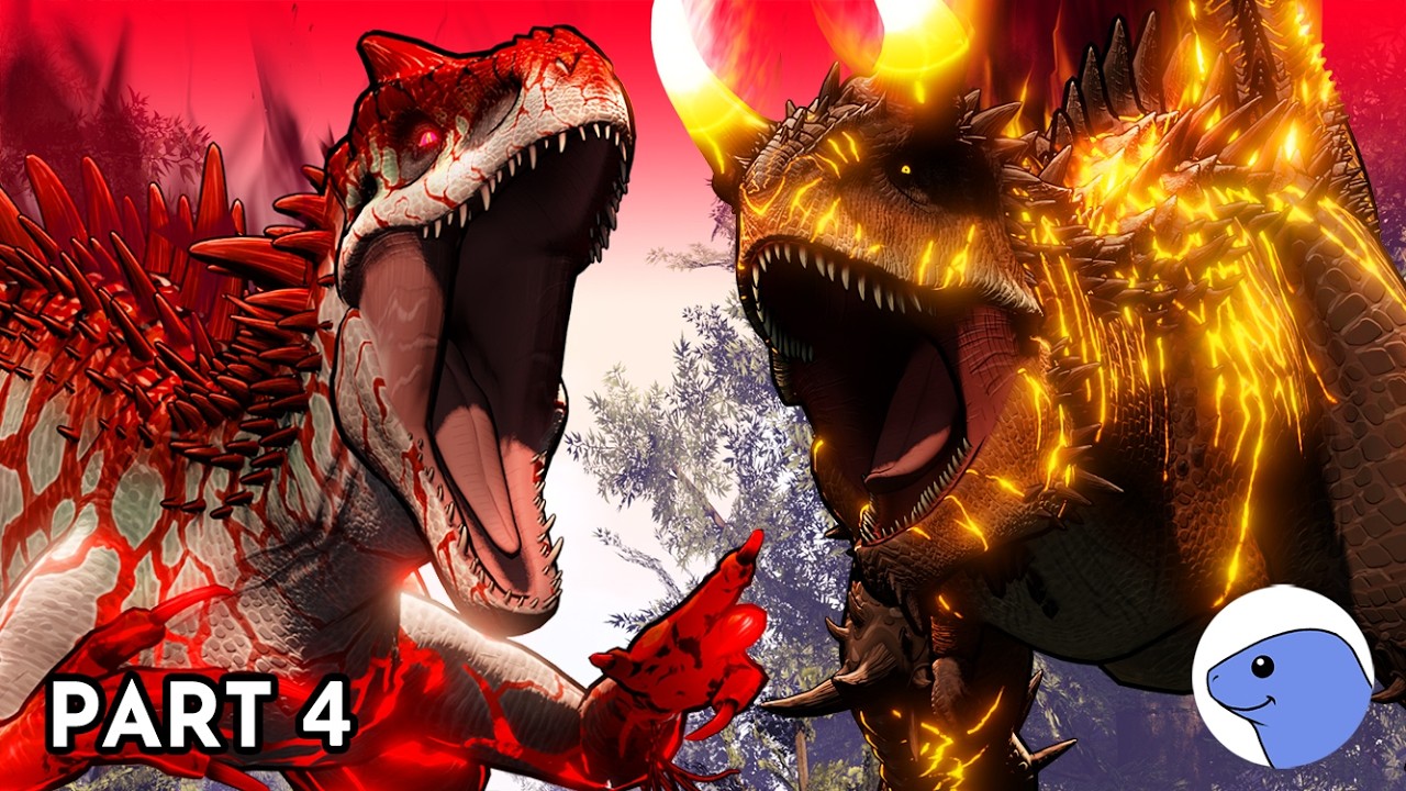 Indominus Rex vs Horned Carnotaurus | Animation (Part 4)