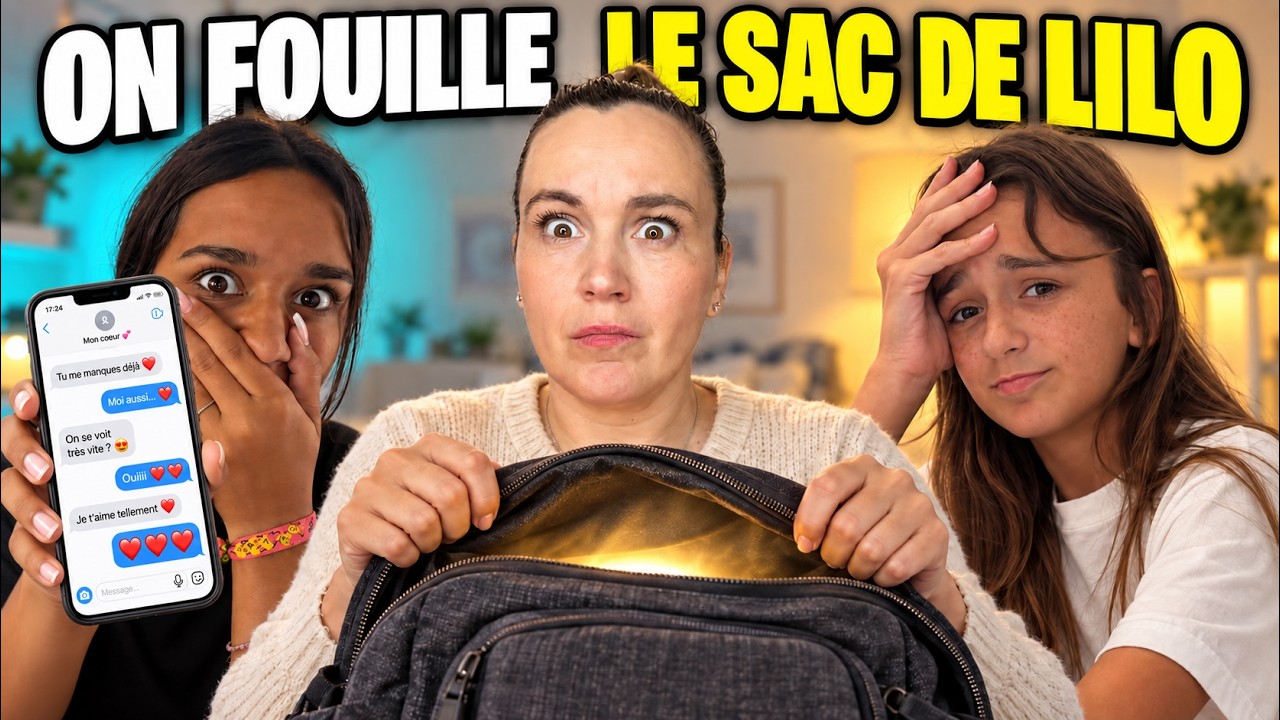ON FOUILLE LE SAC ET LE TÉLÉPHONE DE LILO ! (Elle est amoureuse?)