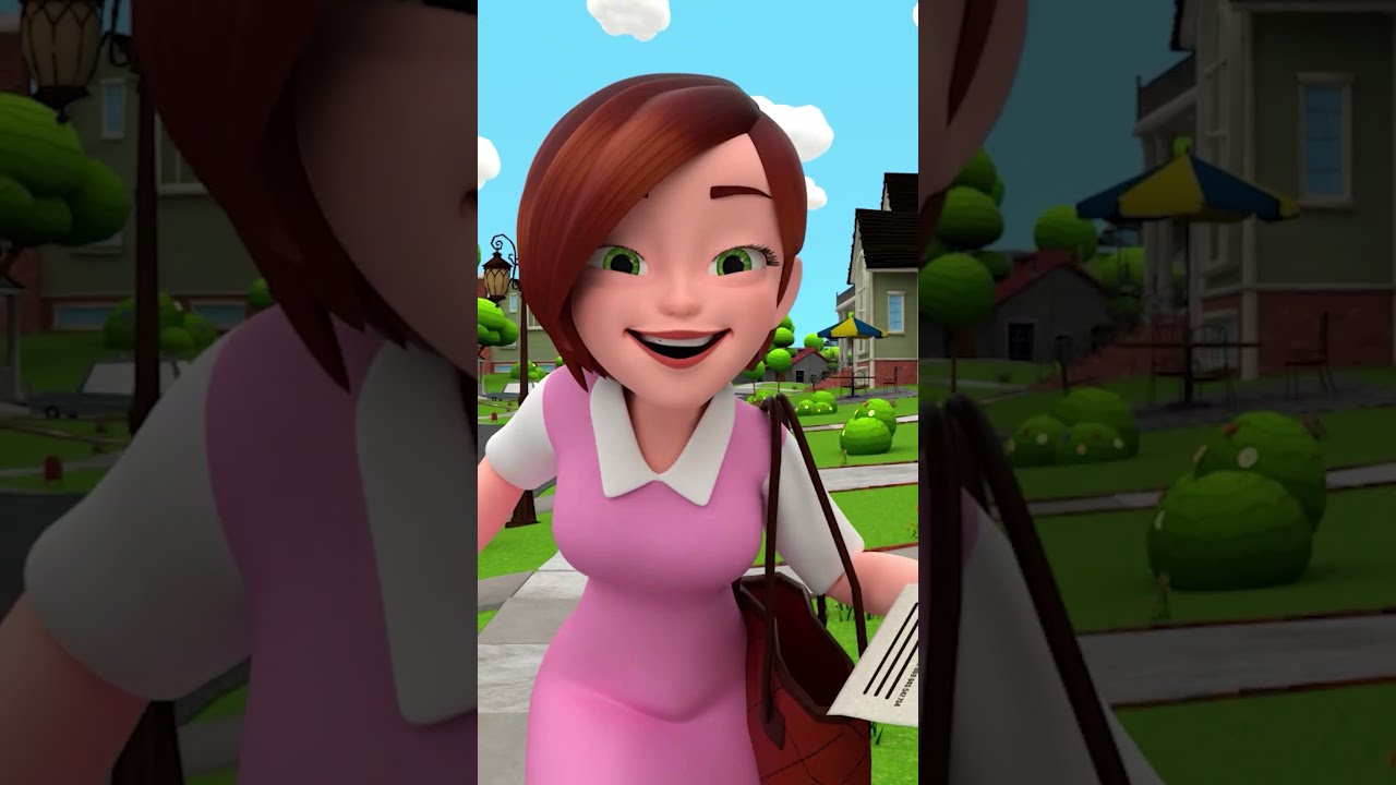 Where is Mommy? | Police Take Care Baby | Rosoo Nursery Rhymes #kidssongs #shorts