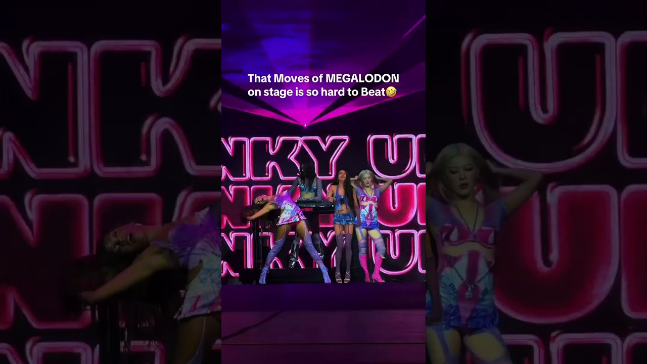 That Moves of MEGALODON on stage is so hard to Beat🤣 #KATSEYE #fyp #shorts