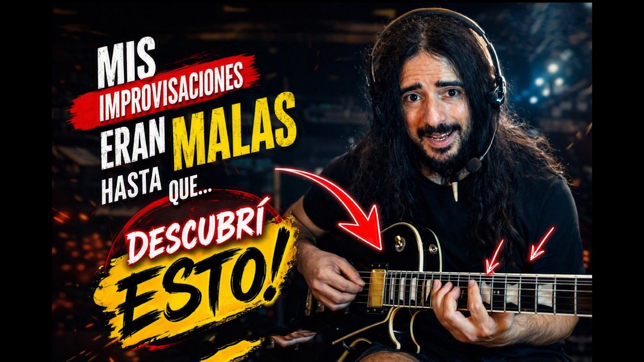 SECRETO para IMPROVISAR Bien en la GUITARRA