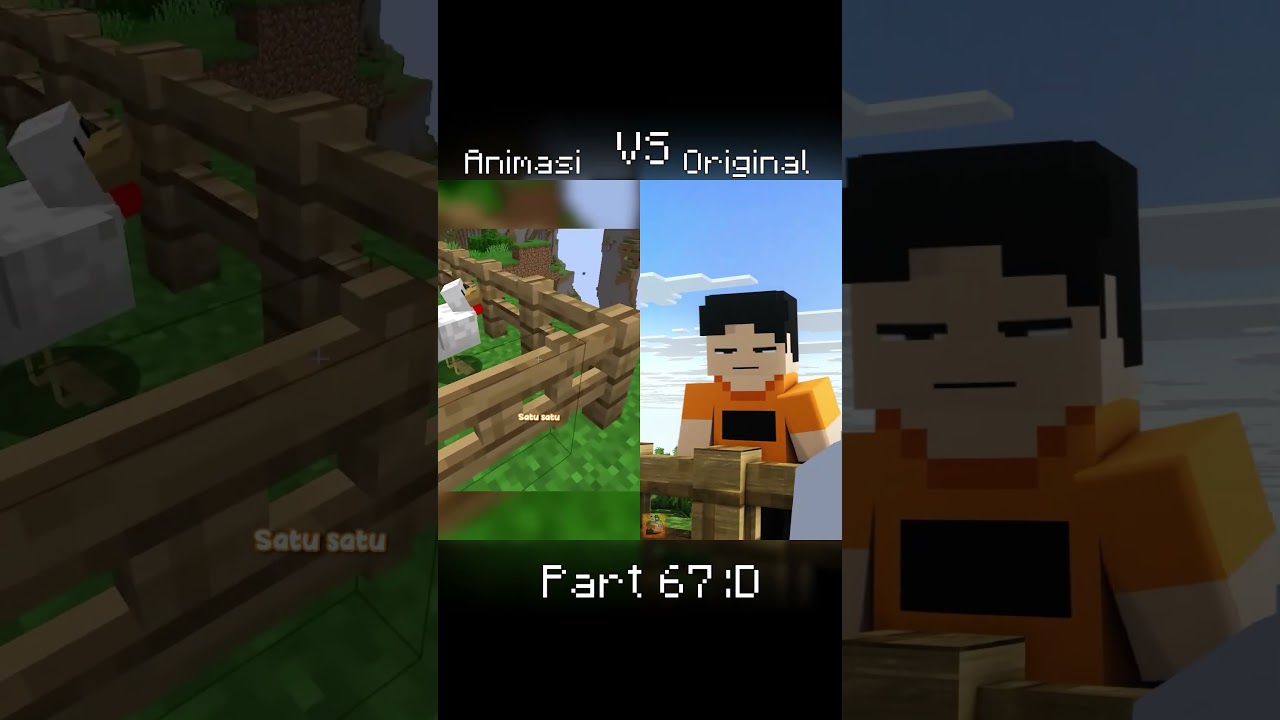 Ini Gimana Cara Turunya!? #animasi #minecraft