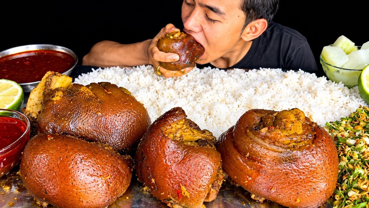 PORK 2KG MUKBANG CHALLENGE 🔥 || MANIPURI MUKBANG.