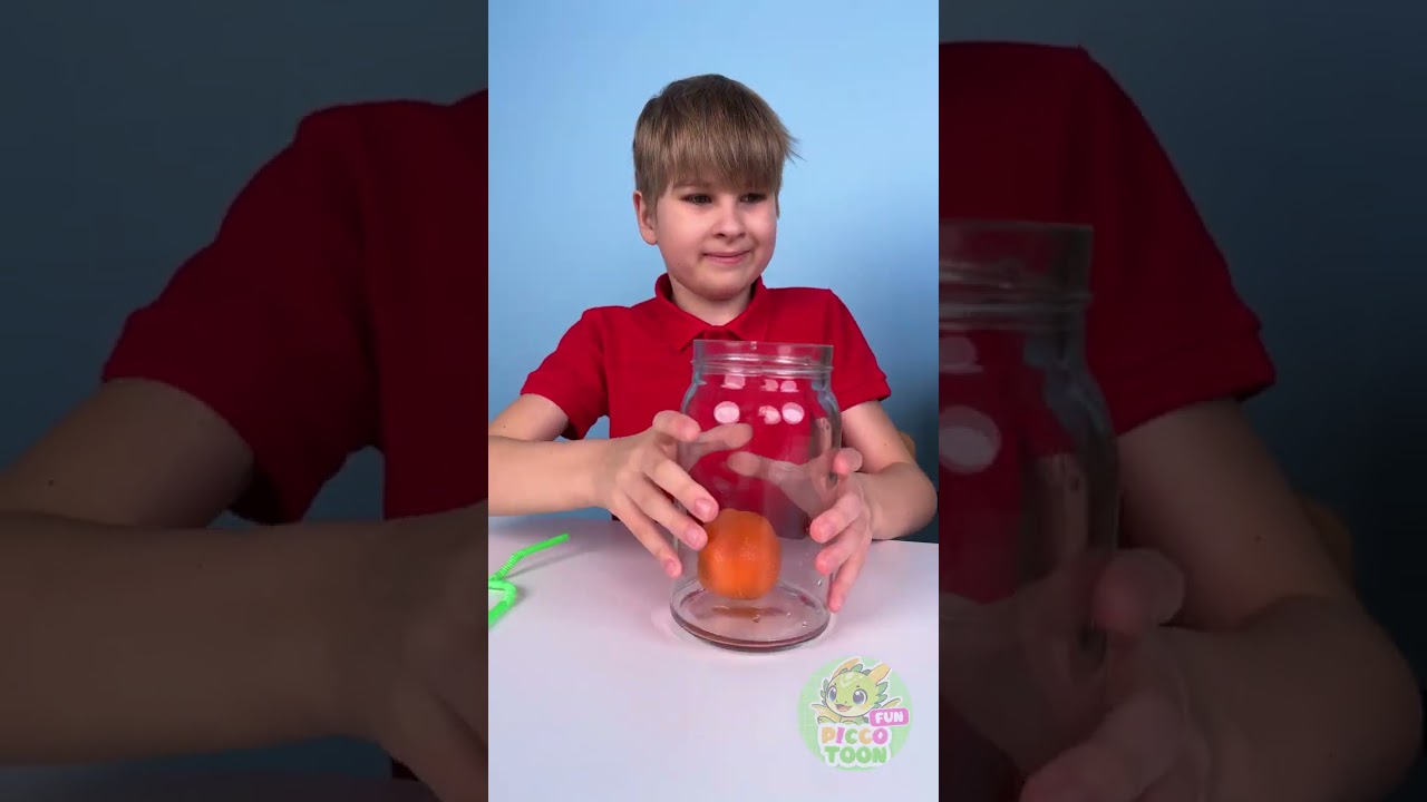 Can a Mandarin Survive the Water? 🍊💦 #KidsShorts #FunWithKids