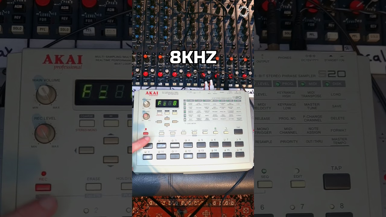 Whats your fav Samplerate on the Akai S20 Sampler? #akais20 #sampler #beatmaking