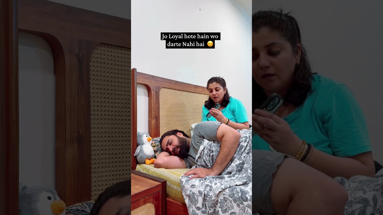 Itna loyal husband Nahi mil sakta kisi ko 😜 #comedy #nehabagga #restykamboj