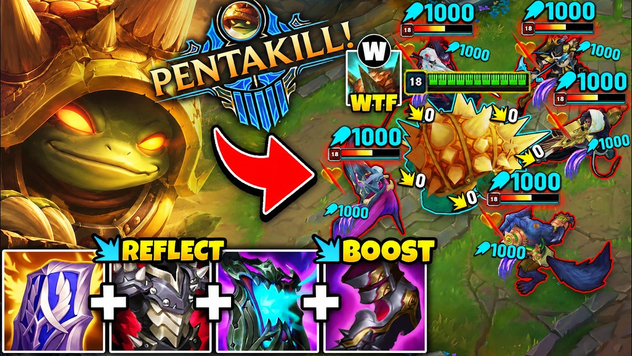 The enemies picked all AD champs, so I locked in Rammus and had a field day (PENTAKILL!)