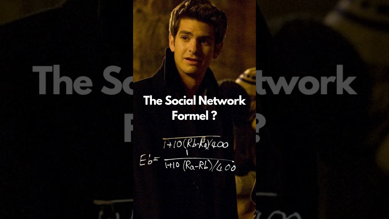 Kennt ihr diese Formel aus The Social Network ?! #informatik #code #socialnetwork #programming