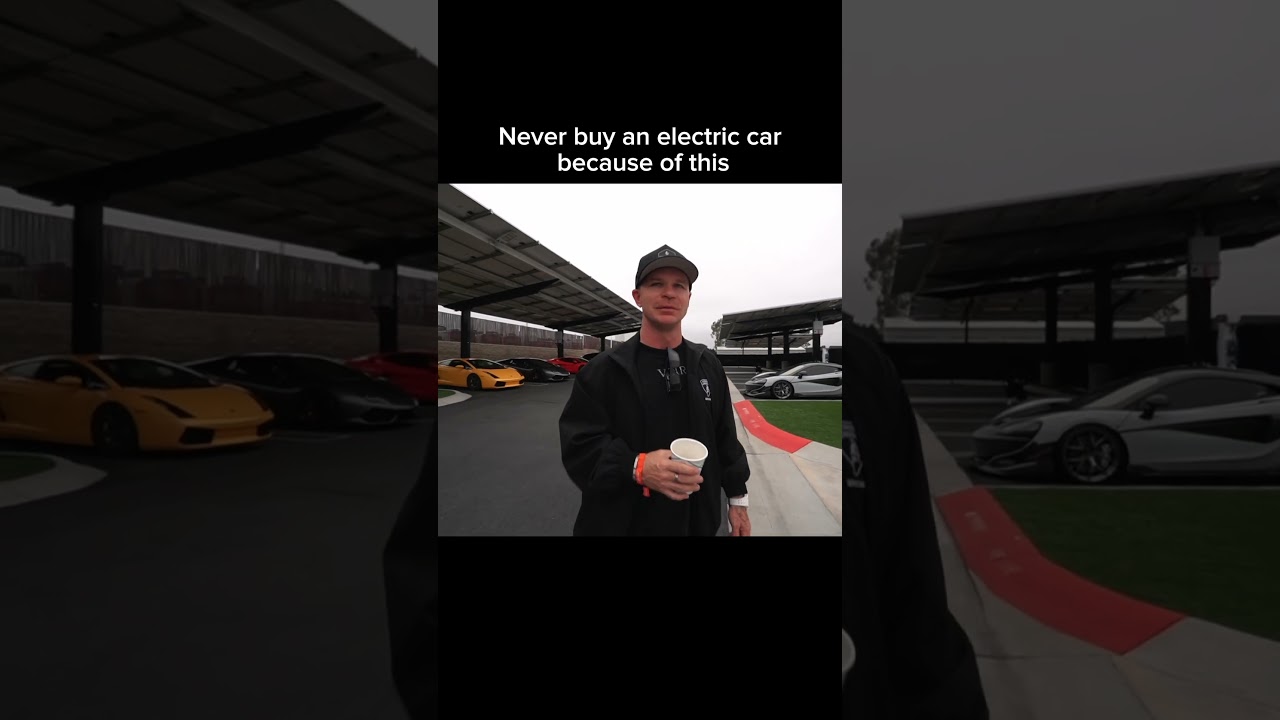 Never buy an electric car because of this #kaicenat #adinross #supercars #lambo