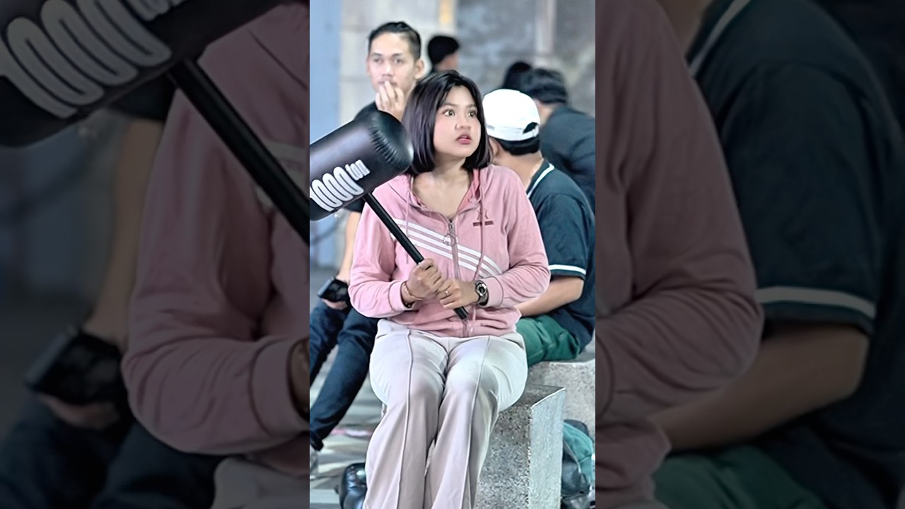 hammer prank making panicked #shorts