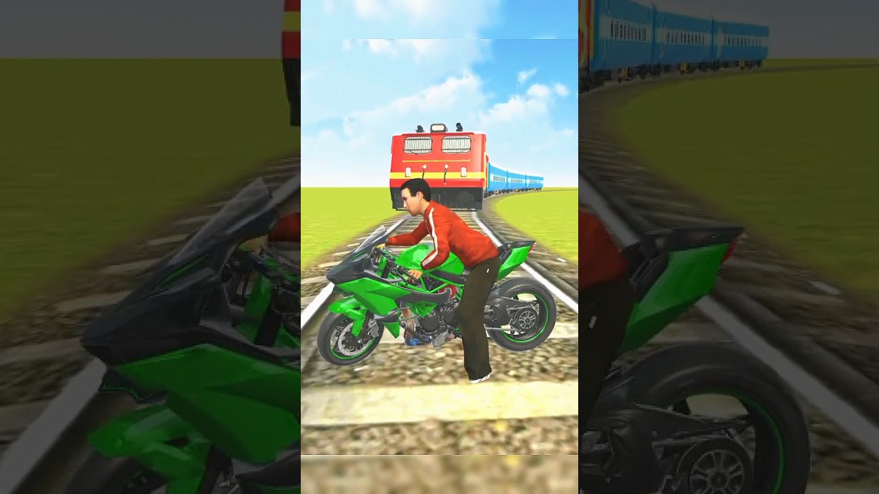 ITA boybike train Accident 🤯 | indian Theft auto #shorts #viral #gta #gaming #gta6 #indiantheftauto