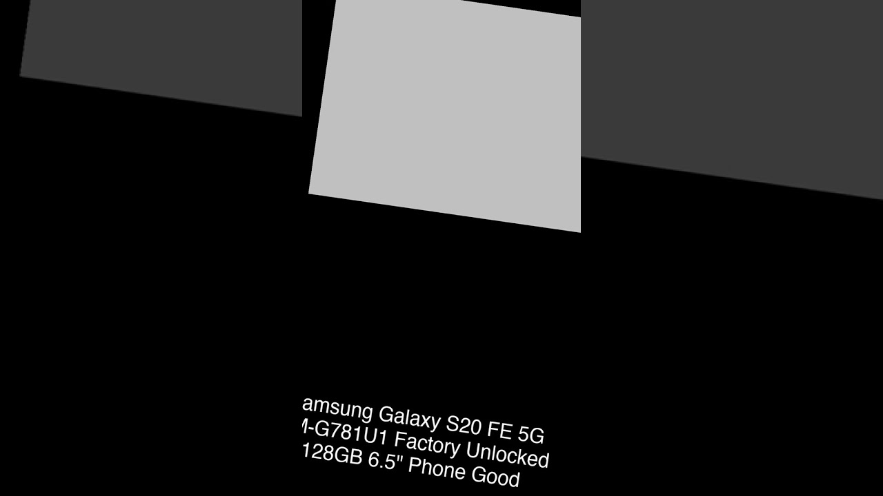 Samsung Galaxy S20 FE 5G SM-G781U1 Factory Unlocked 128GB 6.5" Phone Good Review — Is It Worth It? #
