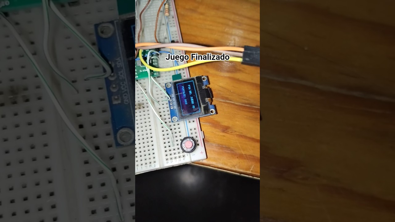 Microcontrolador CH32V003; Flappy Bird #programming #engineering #programming #arduino #retrogaming