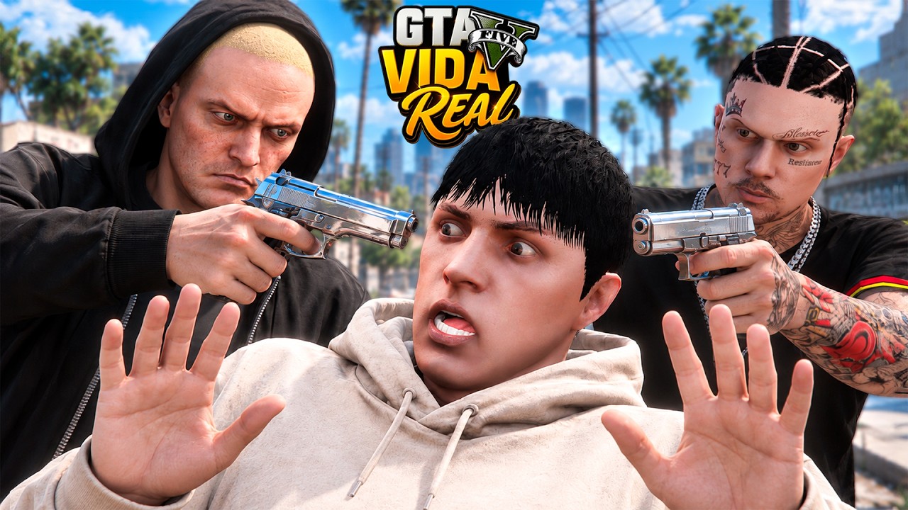 GTA V : VIDA REAL - O MAIOR PROBLEMA DE TODOS, OS BANDIDOS VOLTARAM! - EP.37