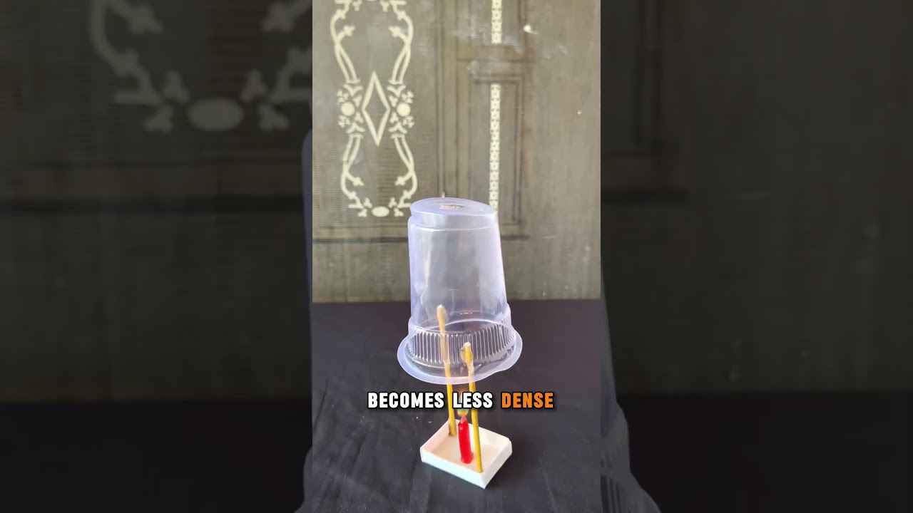 How To Make A Mini Hot Air Balloon! 🎈🔥 #shorts #physics #diy #usa