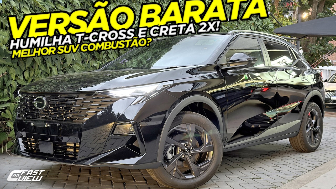 NOVO GAC GS3 PREMIUM 2027 VERSÃO DE ENTRADA FAZ T-CROSS, CRETA, RENEGADE E TRACKER PASSAR VERGONHA!