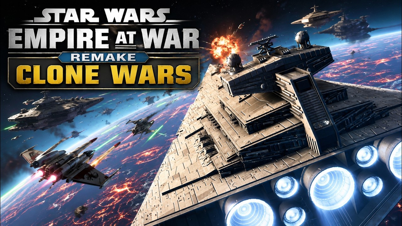 Star Wars: Empire at War Remake: Clone Wars — Легендарная стратегия возвращается - Серия №1