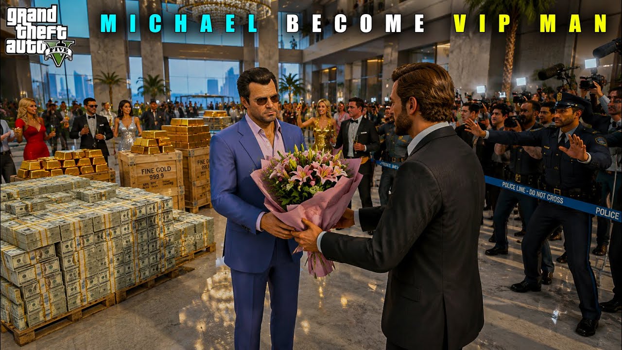 GTA 5 : MICHAEL BECOME RICHEST VIP MAN IN LOS SANTOS || BB GAMING