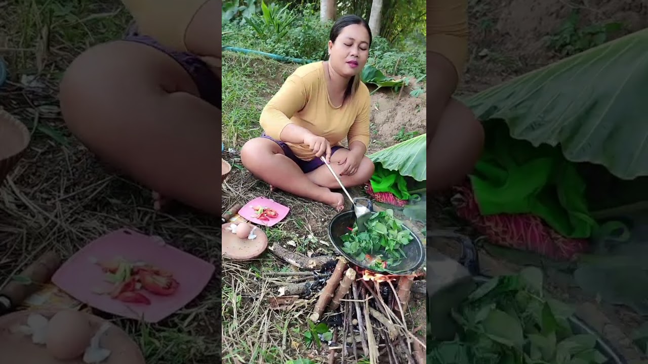 Preparation for cooking #shorts #cooking #heavyrain #camping #adventure #campping #food
